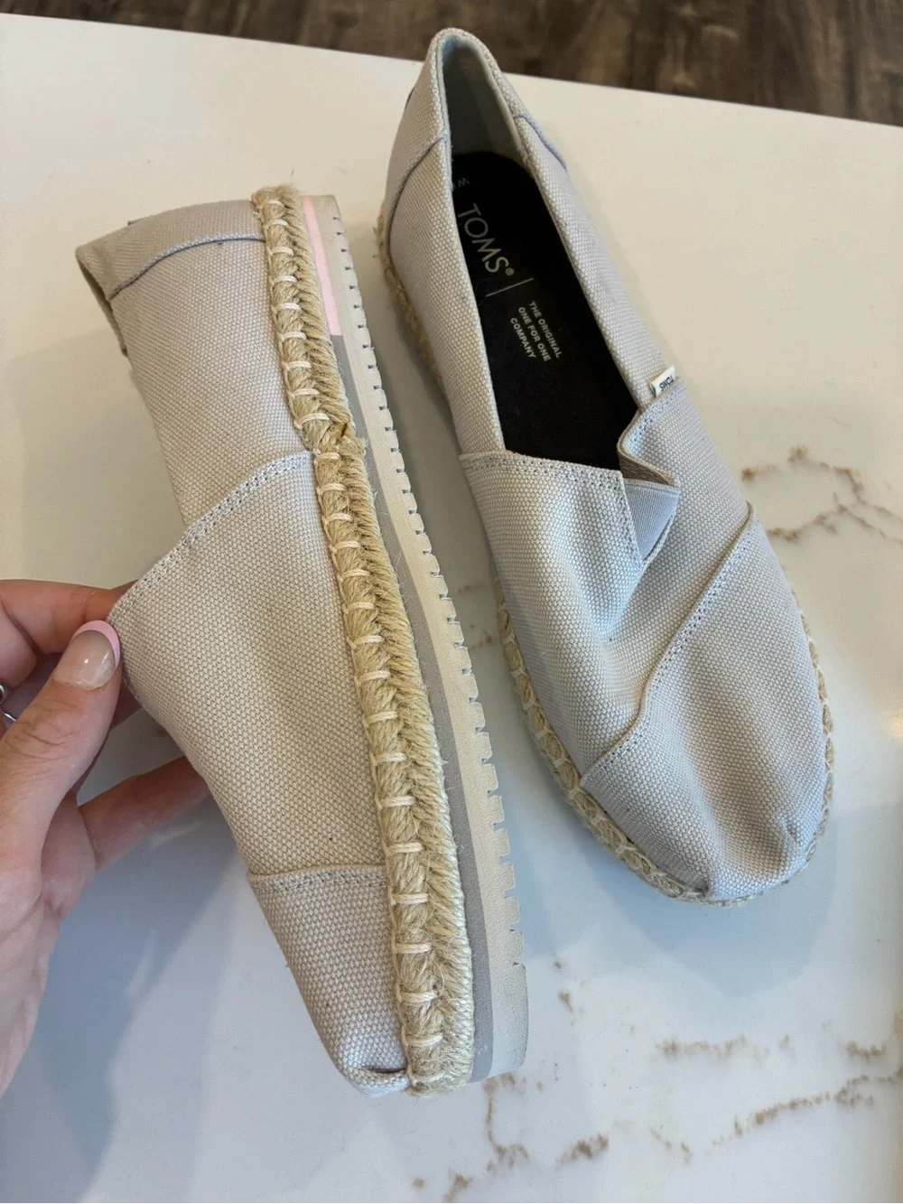 Toms comfortable slip